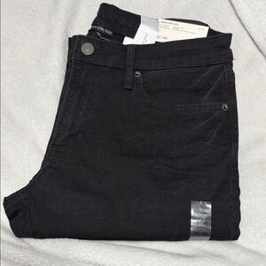 American Eagle Outfitters Black Slim Straight Jeans
